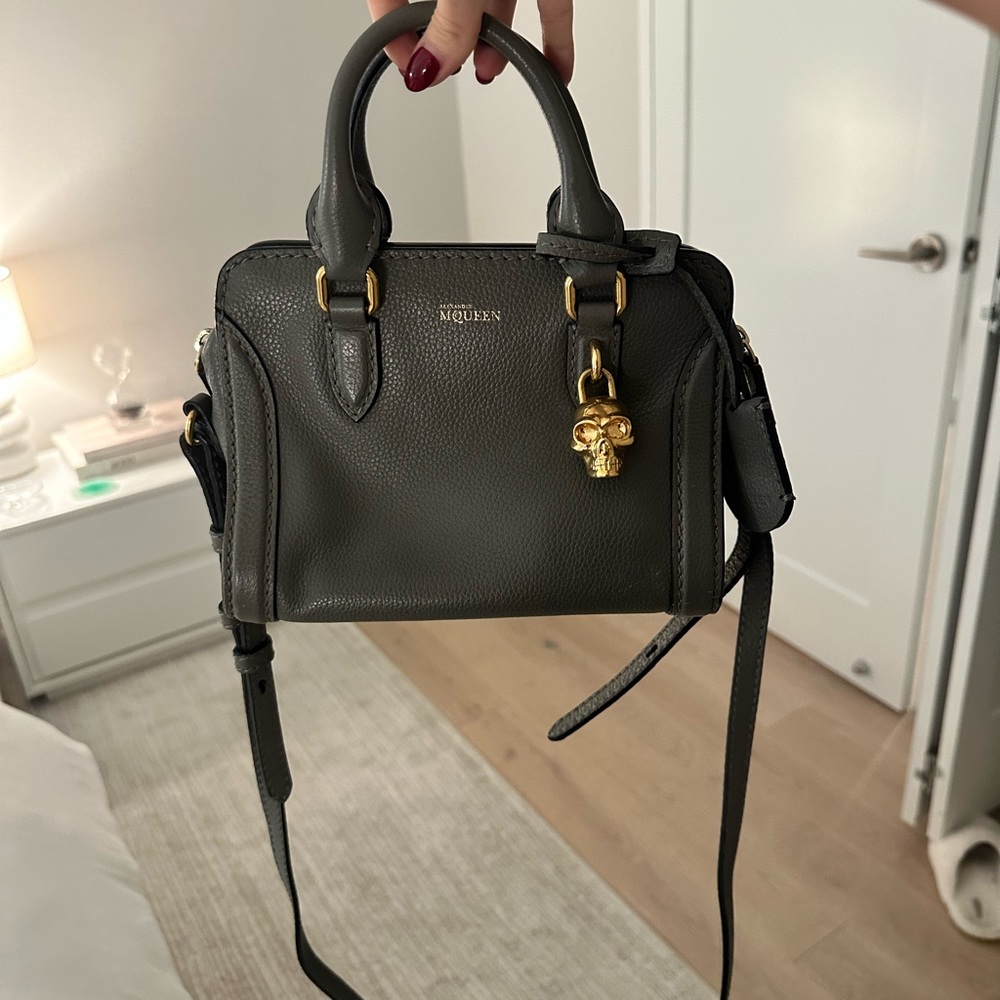 Grey Alexander McQueen bag in pristine condition. Never worn